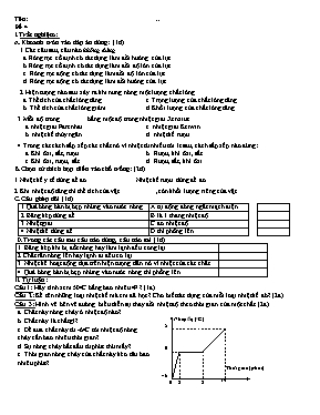 5 Đề kiểm tra học kỳ 2 môn Vật lý Lớp 6